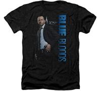 Blue Bloods Heather Mens Cotton T-Shirt Danny Black Tee Black Size S