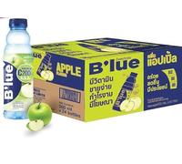 B'lue Boisson Vitaminée à la Pomme, Pack de 24 Bouteilles, 500 ml, Enrichie en Vitamines B3, B6, B12