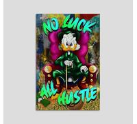 Blue Booms Poster « Scrooge the King » - No Luck All Hustle - 60 x 90 cm - Sans cadre