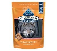 Blue Buffalo Wilderness Trail Treats Friandises croustillantes pour Chiens, sans céréales, Haute teneur en protéines, Recette de Dinde, Sac de 680,4 g