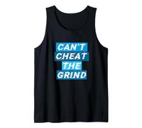 Blue Can't Cheat The Grind Blue Graphic Débardeur