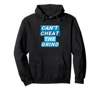Blue Can't Cheat The Grind Blue Graphic Sweat à Capuche