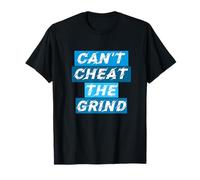 Blue Can't Cheat The Grind Blue Graphic T-Shirt