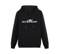 BLUE CAPTAIN AC Schnitzer Tuning Racing Car Logo Men's Hoody Black L