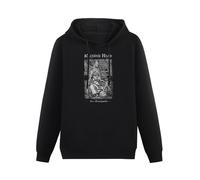 BLUE CAPTAIN Machine Head The Blackening Hoodies Hooded Long Sleeve Pullover Sweatshirts for Men Black S