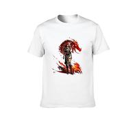 BLUE CAPTAIN Mens Eir Guild Wars 2 Avata T-Shirt Short Sleeve White XL