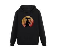 BLUE CAPTAIN Rurouni Kenshin Men's Hoodie Novelty Long Sleeve Hoody Black L