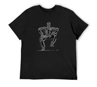BLUE CAPTAIN Sexy Gay Police Man T-Shirt Tom of Finland Male Leather Boots Black XXL