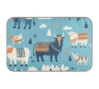Blue Cattle Of The Bohemian Tribe Summer Tapis de refroidissement en gel pour chiens Couverture auto-rafraîchissante pour chats d'intérieur pour lapins chats d'extérieur Camas d'été frias para perros