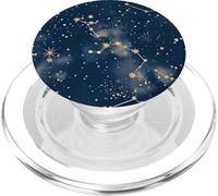 Blue Celestial Dark Academia Gothic Starry Night PopSockets PopGrip pour MagSafe