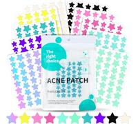 BLUE CIEL Patch Anti-Acné en Étoile, 40 Pièces, Coloré, Invisible, Soin de la Peau, Stickers Couvre-Taches pour le Visage avec Acide Salicylique et Essence de Thé