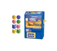 (Blue) Claw Machines Feature LED Lights Loud Sound Effects Coins Fill with Small Toy