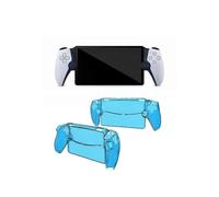(Blue)Clear Case Compatible with PS Portal Gaming Handheld, Ultra Thin Hard PC Anti-Scratch Protective Cover, Not Easy to Yellow