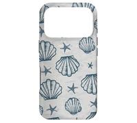 Blue Coastal Beach Summer Ocean Seashell Aesthetic Coque pour iPhone 17 Pro
