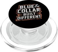 Blue Collar Built Different Funny Work Pride Design Tees PopSockets PopGrip pour MagSafe