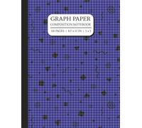 Blue Color Graph Paper Composition Notebook | 8.5' x 11' IN | 110 Pages | 5x5 Grid ( 5 Grids per inch): Students and Professionals, Drawing and Design, Math and Science