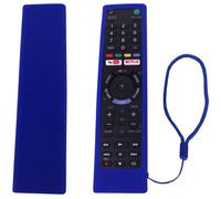 Blue Coque de protection antichoc en Silicone compatible Télécommande émetteur SONY TV, RMF-TX200A, RMT-TX102D, RMT-TX300P, RMT-TZ300A Nipseyteko