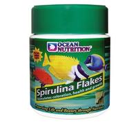BLUE CORAL-Alimentation pour poisson spiruline naturelle OCEAN NUTRITION spirulinas flakes - 70g