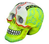 BLUE CORAL-Décoration aquarium style Dia De los Muertos - AQUA DELLA - 11.8x7.7x9.2cm