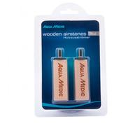 BLUE CORAL-Diffuseurs mini air en bois, lot de 2, AQUA MEDIC - modèle Wooden Airstones, 5.7cm