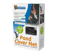 BLUE CORAL-Filet de protection bassin 4x4m avec 10 piquets, SUPERFISH BASSIN