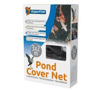 BLUE CORAL-Filet de protection pour bassin résistant, SUPERFISH BASSIN - modèle avec 10 piquets, dimensions 3x2m