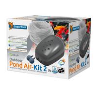 BLUE CORAL-Kit aération bassin extérieur efficace, SUPERFISH BASSIN Pond Air-Kit 2 - 240 L/H