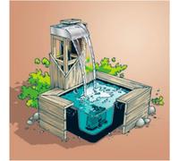 BLUE CORAL-Kit lame d'eau éclairée 30 LED, UBBINK Nevada Set - 13x30x33cm, livraison incluse