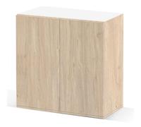 BLUE CORAL-Meuble pour aquarium CIANO Emotions Pro 80 - Oak Oasis - Dimensions 80x30x50cm