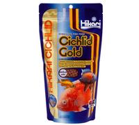 BLUE CORAL-Nourriture poissons aquarium, spécifique cichlide, coule, HIKARI AQUARIUM, medium gold - 342g