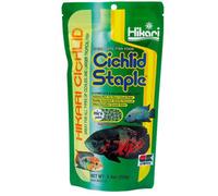 BLUE CORAL-Nourriture pour poissons d'aquarium spéciale cichlidé mini - HIKARI AQUARIUM Staple - 250g