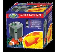 BLUE CORAL-Pack média pour filtre aquatique, compatible NCF 600/800 - AQUA NOVA