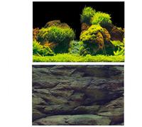 BLUE CORAL-Poster aquarium avec roche et plantes AQUA NOVA - modèle Rock/Plants L