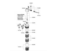 BLUE CORAL-Préfiltre biopower avec cartouche - EHEIM PIÈCES DÉTACHÉES - compatible 160/200/260