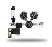 BLUE CORAL-Régulateur CO2 aquarium double étape avec solénoïde intégré - CO2ART Série PRO-SE