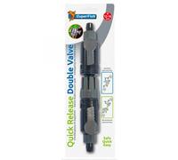 BLUE CORAL-Robinet double raccord rapide en métal 12/16 mm - SUPERFISH