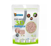 BLUE CORAL-Support bactérien 3D, forte densité, SUPERFISH Pro Media - 1L