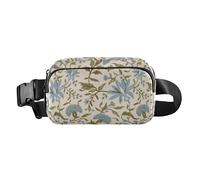Blue Crush Sac banane mignon pour homme et femme étanche avec fermeture éclair et sangle réglable pour voyage, course à pied, randonnée, Bleu Crush, 1 size