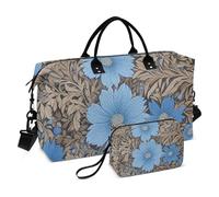 Blue Crush Sac de voyage pour le week-end Sac de voyage Sac de sport Sac de sport avec trousse de toilette pour randonnée Multifonctionnel Bleu Crush 1 taille, Blue Crush, 1 size