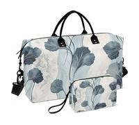Blue Crush Sac de voyage Sac de voyage Sac de week-end Sac d'entraînement sportif avec trousse de toilette pour voyage en avion étanche, Bleu Crush, 1 size