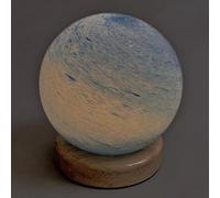 Blue Crystal Ball, Solar System Crystal Ball Stone Model Irregular Gemstone Ball Planets Decoration for Feng Shui and Home,Light Blue