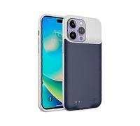 (Blue)D98s 8500mah External Battery Case Compatible For Iphone 14 Pro Max Portable Charging Case Power Bank Phone Case, Support Audio Fu