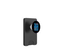 Blue Dear Haters - Be Mad Blue Graphic PopSockets PopWallet pour MagSafe