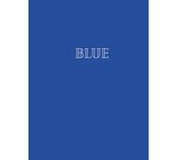 BLUE: Decorative Blank Book, Perfect for Stacking on Coffee Tables & Bookshelves, Home Decor, Black Paper Interior