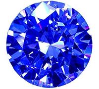 Blue Diamond 10,25 Ratti Oxyde de Zirconium Jerkan Pierre précieuse naturelle certifiée pour homme et femme - B0BMDZ7211