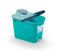 Blue Dolphin - Seau à Serpillière 100% Recyclé, Seau à Serpillière avec Essoreuse, Nettoyage des Sols, Poignée Ergonomique, Capacité 14L, Seau à Franges, Robuste, Durable, Nettoyage de la Maison.