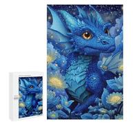 Blue Dragon Fantasy Artwork-3 Puzzle 1000 Pièces Educa Jouet en Bois Cadeau Unique Décoration Intérieure Jeu Éducatif Challenge Toy Adultes Et Enfants À Partir De 14 Ans 1000 PCS