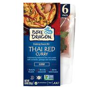 Blue Dragon Rouge Thaï Au Curry 3 Étape Kit 253 Octies - Paquet de 6