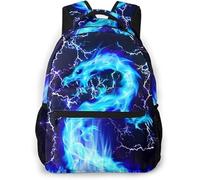 Blue Dragon Sac à dos avec éclairage cool pour enfants, adolescents, filles, garçons, cadeaux de rentrée scolaire pour 2e, 3e, 4e, 5e, 6e année
