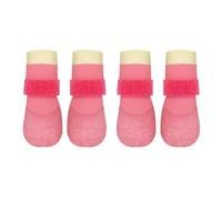 Blue Dream Island Bottes d'été pour chien en maille respirante antidérapante pour animal domestique - Housse de protection pour léchage des pieds - M (rose)